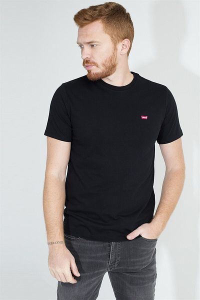 Levi's Tricou negru pentru bărbați Ss Original Hm Tee Tr