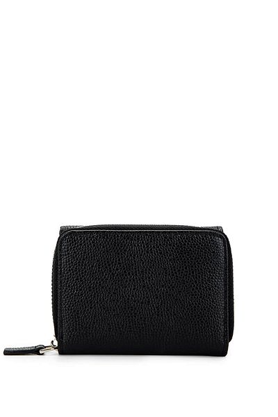 Tamer Tanca Unisex Genuine Leather Black Caviar Wallet Wallet