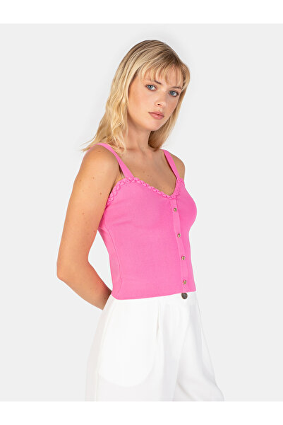 Karaca Kadın Triko Atlet-pembe