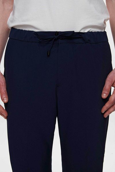 Tween Relaxed Fit Navy Blue Bi Stretch Chino Trousers