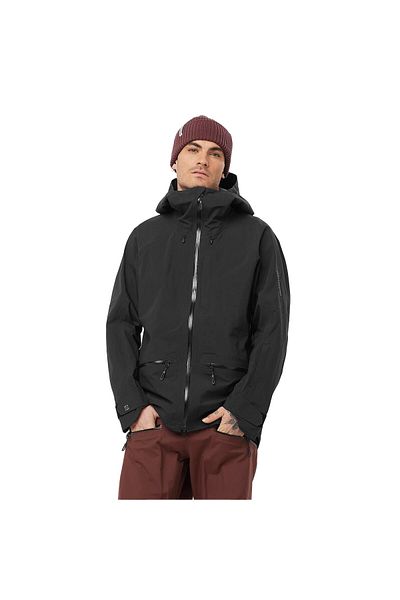 Salomon Absolute 3L Men's Black Ski Jacket Men's Ski Jacket Lc2322800