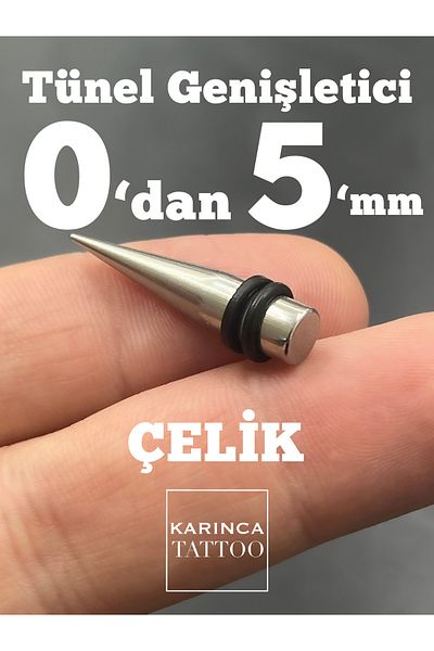 Karınca Piercing 5 mm Tunnel Expansion Apparatus Taper Stretching Tunnel