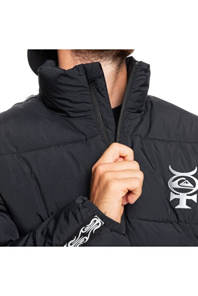 Quiksilver Puff the Dragon Men's Black Snowboard Jacket Men's Snowboard Jacket Eqytj03445