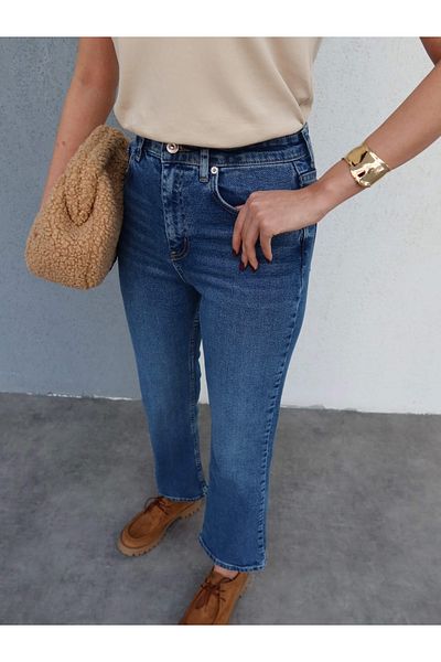 ESRAHELVACI Jean Flare din Lycra