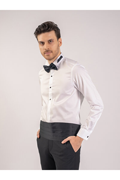 Karaca Erkek Slım Fıt Gömlek-beyaz
