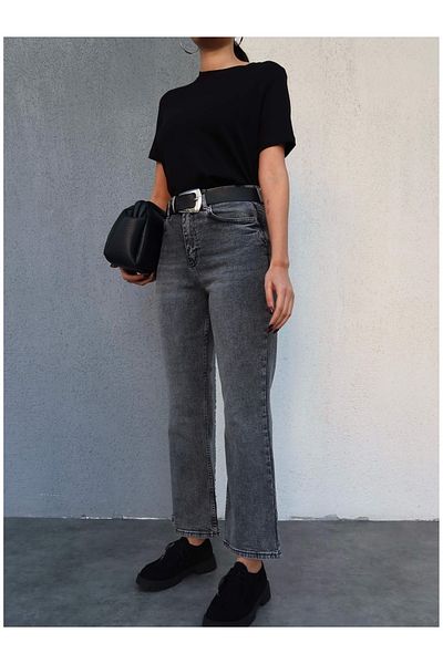 ESRAHELVACI Jean Flare din Lycra