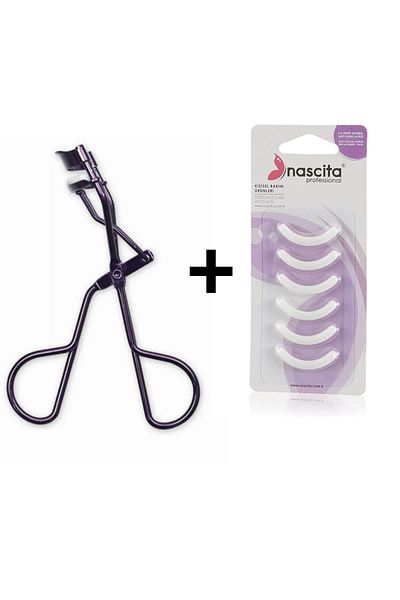 nascita Eyelash Curler Scissors 6 Pieces Spare