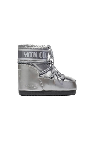 MOON BOOT Kadın / Kız Bot 80D1409350-H001 Icon Low Glance Silver (36-41)