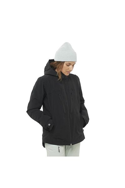 Salomon Brilliant Women's Black Ski Jacket Women's Ski Jacket Lc2333800