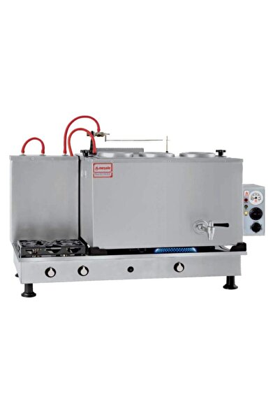ÇAY KAZANI INOX FULL OTOMATİK ELEKTİRİKLİ VE LPG 3 DEMLİKLİ