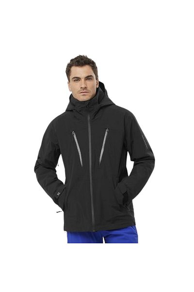 Salomon Brilliant Men's Black Ski Jacket Men's Ski Jacket Lc2332500
