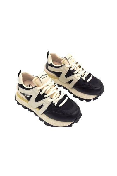 Lufian Women's Black Emily Sneakers