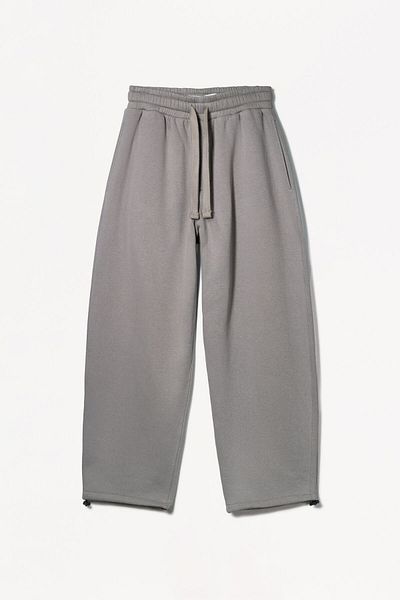 Bershka Plush balloon fit trousers