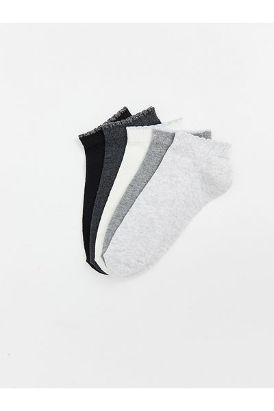 LC Waikiki Women's Flat Booties Socks 5 Pack