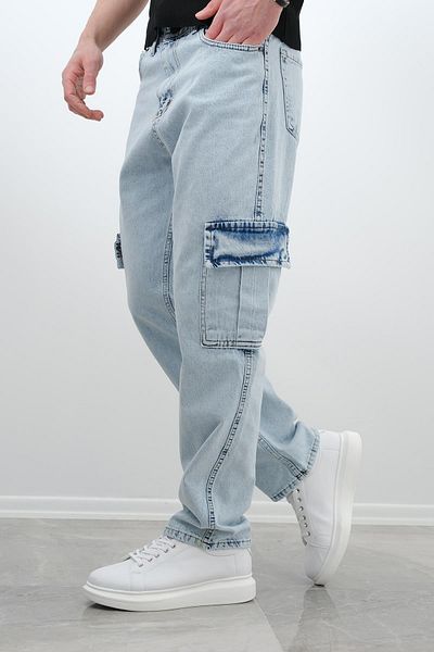 Oksit Kalhoty Cio 1250 Commando Baggy Fit Jeans Cargo