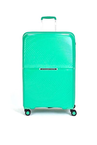 Benetton Trolley Valiz Yeşil Büyük Boy 14BNT2000-01-YSL