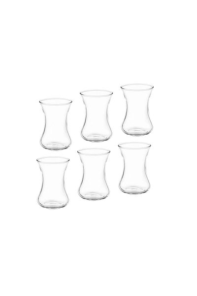 Dania 6 Piece Clear Glass Tea Cup Set