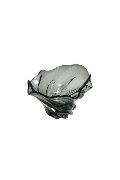 Lucky Art Fructieră din sticlă fumurie Luckyart 36x28x21 cm