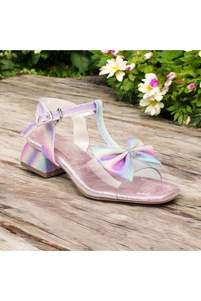 JOJO KIDS Girl's Thick Heels, Evening Shoes