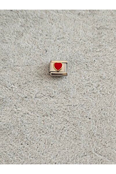 SiestaAccessories سحر الإسورة الإيطالية - تصميم قلب أحمر تحت عنوان الحب