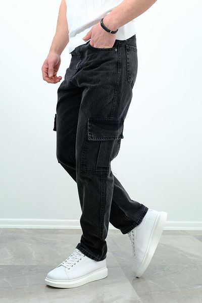 Oksit Παντελόνι Cio 1250 Commando Baggy Fit Denim Cargo