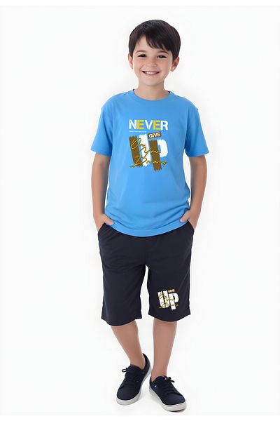 panios kids Set Capri cu mânecă scurtă pentru băieți