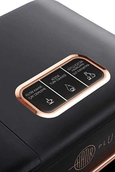 Karaca Hatır Plus Mod 5 In 1 Essentıal Türk Kahve Makinesi Black Copper