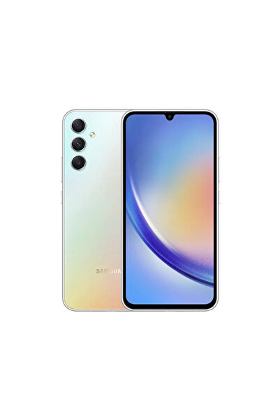 Samsung Yenilenmiş Galaxy A34 128 GB Gümüş Cep Telefonu (12 Ay Garantili) - B...