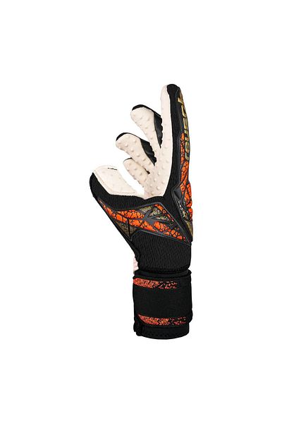 Reusch 5470978   Attrakt Speedbump Ortho - Black and Gold Keeper Gloves