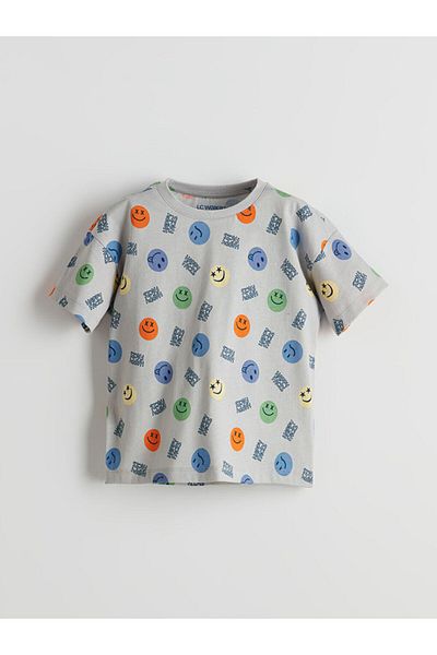 LC Waikiki Lcw Kids Crew Neck Boy's Pajamas Set with Shorts