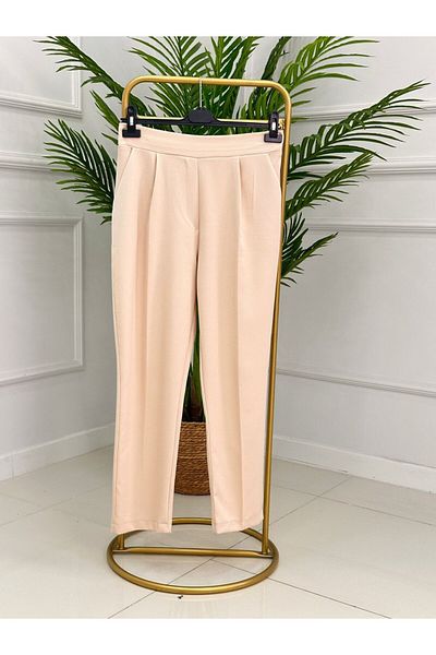 VALENS BOUTİQUE Women's Clothing Elastic Waist Tight Leg Pants