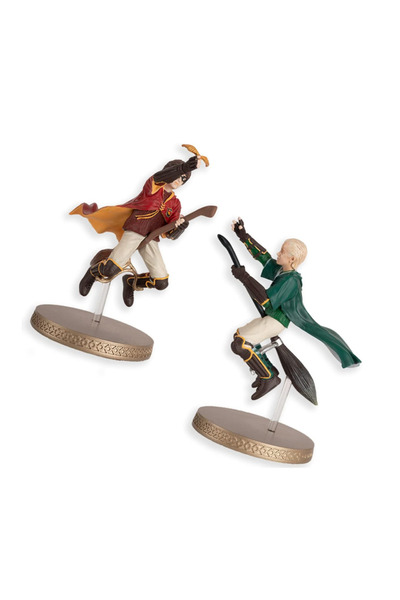 Harry Potter Harry & Draco Quidditch Duo Figurines
