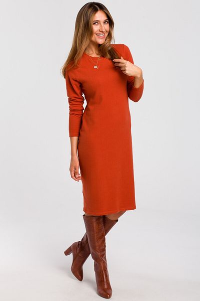 Stylove Sweater dress with long sleeves