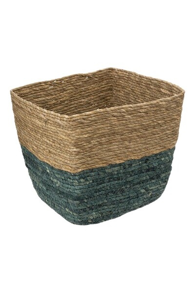 Five Simply Smart سلة غسيل مربعة الشكل ومغطاة بفتات الخبز بلونين 31 × 31 سم