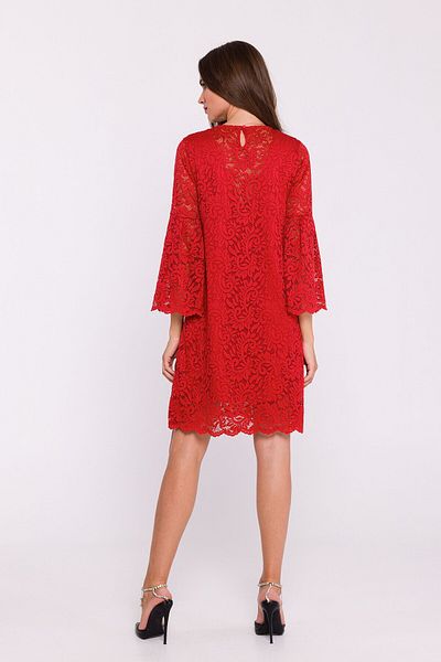 Stylove Rochie trapez din dantela in doua straturi