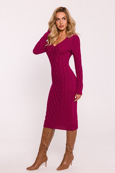 Made of Emotion Sweater dress with a V-neck