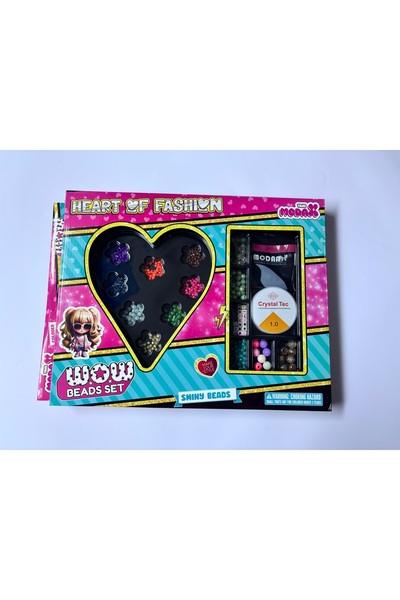 Deniz Oyuncak Takı yapma seti birbirinden güzel renkte boncuklar ile kendi ak...