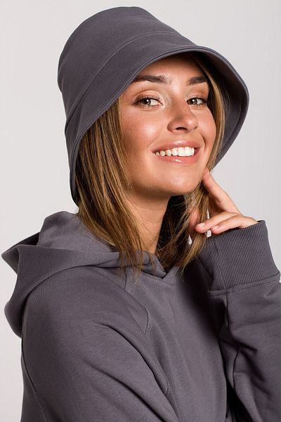 BEWEAR Unisex čepice s kulichem s nášivkou "Good Vibes".