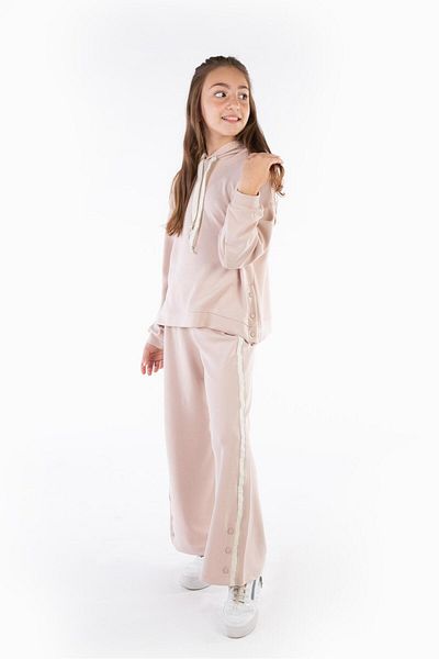 Lmn Modal Sticker Girl's Suit