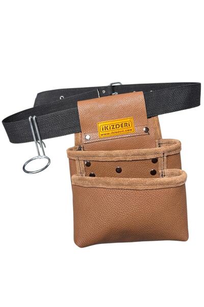 İKİZ DERİ ÜRÜNLERİ FONKSİYONEL İKİ BÖLMELİ ÇOK AMAÇLI DERİ ALET ÖNLÜĞÜ