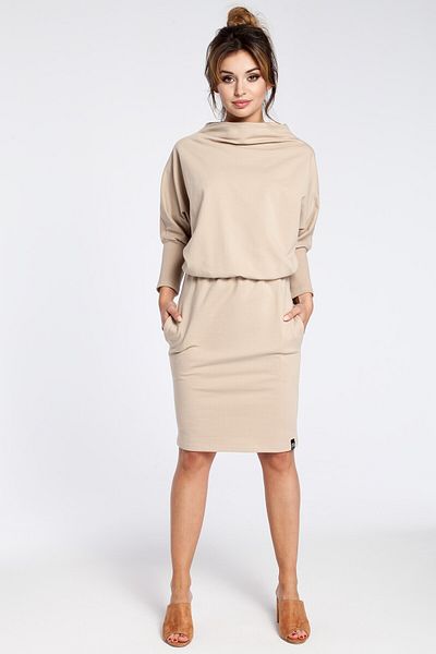 BEWEAR Stylish mini dress with kimono sleeves