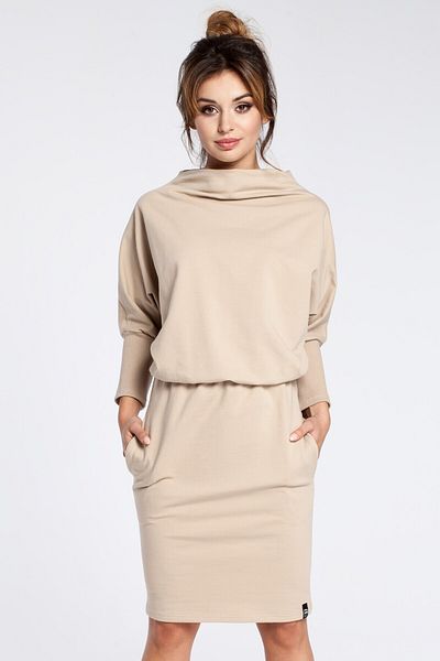 BEWEAR Stylish mini dress with kimono sleeves
