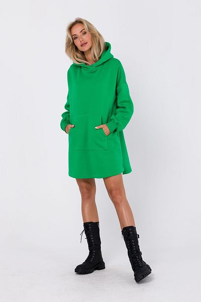 Made of Emotion Dress with a hood and a kangaroo pocket