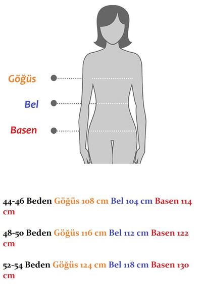 modayız Χειμερινό φόρεμα με τσέπες Plus Size 34D-2468