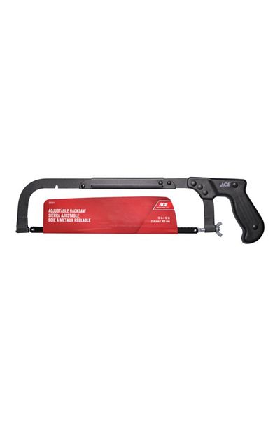 ACE Adjustable Carbon Steel Hacksaw with Steel Handle 10-12inch