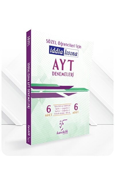 Karekök Yayınları 2024 - 2025 Müfredat Yeni Nesil İDDİALISINA AYT DENEMELERİ ...