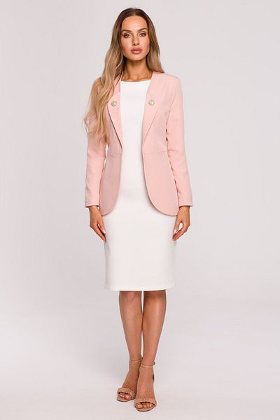 Made of Emotion Blazer bez zapínání v prodlouženém střihu