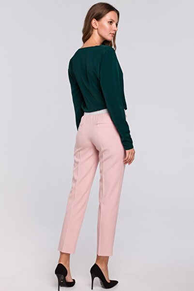 Makover Wrap blouse with long sleeves