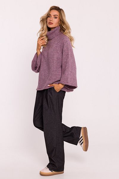 Made of Emotion Turtleneck sweater with wide sleeves