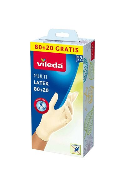 Vileda Gloves Latex 80+20 M/L